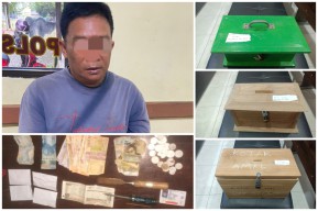 Sat Reskrim Polres Tulungagung Ungkap Kasus Pencurian Kotak Amal Masjid, Satu Pelaku Diamankan