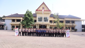 Polres Nganjuk Gandeng Damkar dan Kominfo, Perkuat Kesiapsiagaan Bhabinkamtibmas Hadapi Kebakaran dan Hoaks