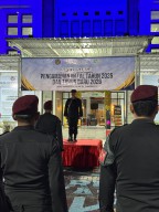Apel Siaga Persiapan Natal 2025 Dan Tahun Baru 2026 Serta Kegiatan Razia Gabungan Aparat Penegak Hukum