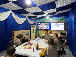 Provos Polres Pasuruan Cek Kesiapsiagaan Personel Pos Pam Yan Nataru Taman Dayu Pandaan