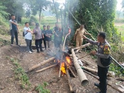 Polres Pasuruan Bongkar Arena Judi Sabung Ayam di Pandaan