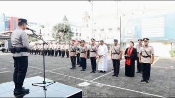 Sertijab Lima PJU Polresta Manado, AKP Elwin Kristanto Dipercaya Nahkodai Satreskrim