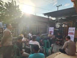 Satbinmas Polres Nganjuk Gelar Pembinaan dan Penyuluhan Kamtibmas di Desa Ngudikan