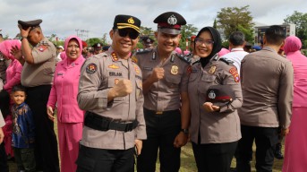 Kapolda Kalteng Pimpin Upacara Korps Raport, 857 Personel Polda dan Polres Jajaran Naik Pangkat