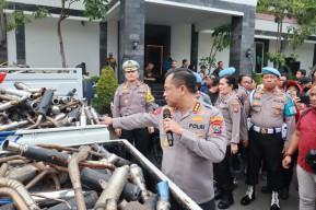 Polrestabes Surabaya Tuntaskan 600 Laporan Curanmor