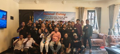 Gabungan Media Online Gelar Rakerma Tahun 2026 Cukup Meriah di Hotel Villa dan Cottage Utama Raya Beach Situbondo