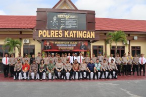 Saat Kunker di Polres Katingan, Wakapolda Kalteng Tekankan Pengoptimalan Fungsi Pamapta, Layanan 110 dan SPKT