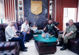 Perkuat Sinergi Pengelolaan SDA dan Mitigasi Bencana, Pangdam XIII/Merdeka Terima Audiensi Kepala BWS Sulawesi I