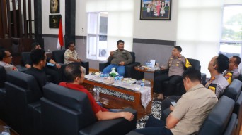 Perkuat Sinergi, Kapolres Nganjuk dan PWI Bahas Kolaborasi Media hingga Aksi Kemanusiaan