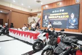 Penipuan Gondol Motor Dengan Modus Minta Tolong, Satreskrim Polresta Sidoarjo Amankan Tiga Pelaku
