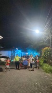 Jaga Kekhusyukan Ramadan, Satlantas Polres Pasuruan Gelar Patroli Sahur dan 'Gugah-Gugah' Bareng Warga