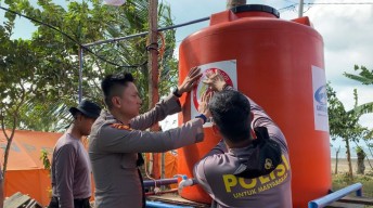 Mahasiswa STIK Angkatan 83 Bangun Sumur Bor Akses Air Bersih untuk Warga Aceh Utara, Kapolres: Wujud Nyata peduli Polri