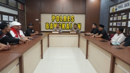 Perkuat Kemitraan, Kapolres Bangkalan Ajak KWI Kawal Pemberitaan Berimbang dan Edukatif