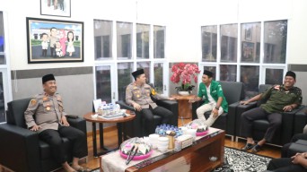 Silaturahmi Ramadan, Kapolres Nganjuk Ajak Ormas Jaga Kamtibmas