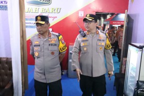 Kapolda Jatim Tinjau Kesiapan Posyan Terpadu Alun - alun Kota dan Pospam Kenanten Mojokerto