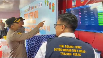 Jamin Keamanan Pemudik, Polres Pelabuhan Tanjung Perak Terjunkan 385 Personel Gabungan
