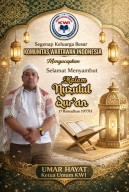Ketua Umum (KWI) Mengucapkan Selamat Menyambut Malam Nuzulul Qur'an 17 Ramadan 1977 Hijriah