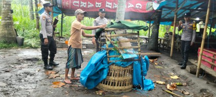 Polsek Ranuyoso Langsung Bergerak Cepat dan Bongkar Kalangan Sabung Ayam