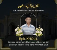 Almarhum Holil Sudah Selesai Tujuh Harinya. Pimred Harian Mata Berita Turut Berduka Cita