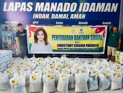 CEP Hadir Tanpa Sekat: Ribuan Sembako Disalurkan untuk Warga Binaan dan Petugas Lapas Terdampak Gempa di Sulut