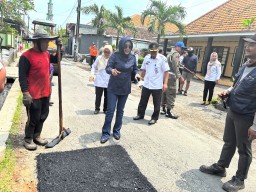 Wabup Sidoarjo Sidak Pemeliharaan Jalan Suko–Sumberejo