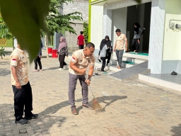 Lapas Narkotika Pamekasan Gelar Bakti Sosial di Masjid Kemenag, Semarakkan Hari Bakti Pemasyarakatan ke-62