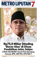 Sebut Rekomendasi BPK Cuma Jadi Arsip, Sekjen LPKHI Abi Munif Desak Reformasi Total di Dinas Pendidikan Jatim