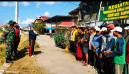 Kodim 0828/Sampang Gelar Karya Bhakti di Karang Dalam, Perkuat Sinergi TNI dan Rakyat