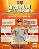 Kapolresta Manado Tampil Sigap, Pastikan Warga Tetap Aman dan Tenang Pasca Gempa