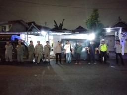 Di Bawah Sorot Rotator, Team Lengkap Patroli Jaga Semampir Aman