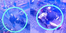 Terekam CCTV! Maling Bertopi Putih Gasak Honda Scoopy di Warkop Kedung Mangu Surabaya
