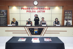 Polda Jatim Amankan Tersangka Kasus Kekerasan Seksual Dua Anak Dibawah Umur