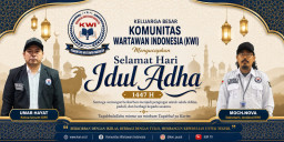 Keluarga Besar KWI Sampaikan Ucapan Selamat Hari Raya Idul Adha 1447 H