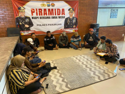 Ngopi Bareng Awak Media, Polres Pasuruan: Media Punya Peran Vital dalam Kinerja Kepolisian