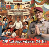 Pesan Satreskoba Polres Tanjung Perak Surabaya Dihari HARDIKNAS