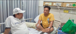Ketua Umum KWI Jenguk Anggota yang Sakit di RS Islam Jemursari, Wujud Kepedulian dan Solidaritas