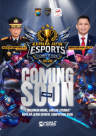 Sambut Hari Bhayangkara ke - 80 Polda Jatim Gelar Turnamen Esport untuk Umum Total Hadiah Rp.50 Juta