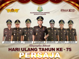 Sinergi dan Integritas, Kejari Sampang Peringati HUT ke-75 PERSAJA dengan Komitmen Penegakan Hukum
