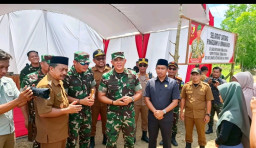 Pangdam V/Brawijaya Tinjau Lokasi Pembangunan Batalyon Teritorial Pembangunan di Sampang