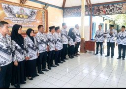 Perkuat Transformasi Pendidikan, PGRI Kedundung Kukuhkan Pengurus Ranting Masa Bhakti 2025–2030  