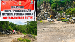 Diduga Berkedok Koperasi Merah Putih, Tambang Batu Tanpa Izin di Masarang Terus Beroperasi