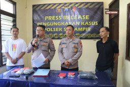 Polres Pelabuhan Tanjungperak Amankan Tersangka Pencuri Komponen Panel TL di Surabaya