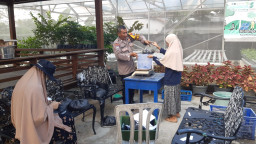 Sinergi Polsek Krembangan dan KWT Dorang Cinta Panen Lele, Dukung Ketahanan Pangan Nasional. 