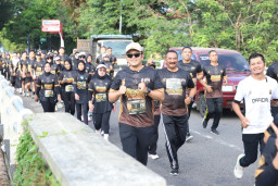 Polres Magetan Gelar Playon Bersama Masyarakat Sambut Hari Bhayangkara ke-80