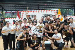 Tim Basket Polda Jatim Juara 1 Kapolri Cup 2026