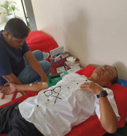 Kolaborasi Peduli Sesama, Honda DAW dan PWI Kota Manado Sukseskan Donor Darah HUT ke-403