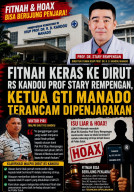 Walpri Dirut RS Kandou Tegas Bantah Tuduhan LSM GTI, Dugaan Fitnah Dilaporkan ke Polda Sulut