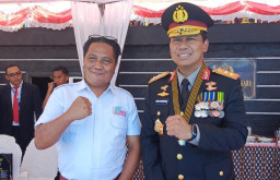 Ketua DPD KWI NTT Arifin Hadiri Upacara HUT Bhayangkara ke-80, Perkuat Sinergi Media dan Polri
