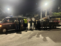 Polsek Semampir dan Satpol PP Gelar Patroli Gabungan, Sisir Titik Rawan Perbatasan