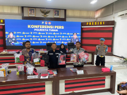 Baru Dua Hari Menjabat, Kapolresta Tuban Ungkap Pencurian Berantai, Kasus Persetubuhan Anak, dan Narkoba